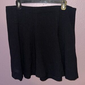 Black skater skirt